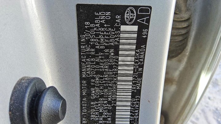Toyota Corolla  2019