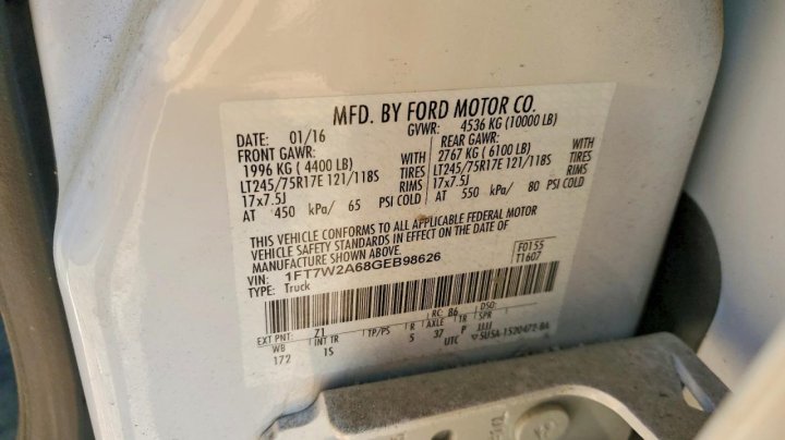 Ford F250  2016
