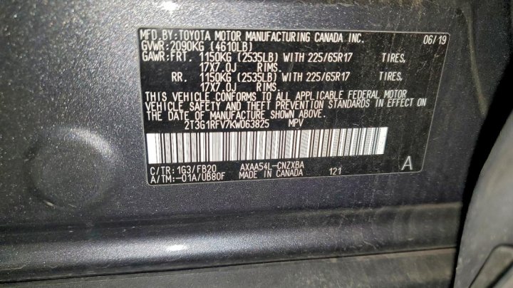 Toyota RAV4  2019