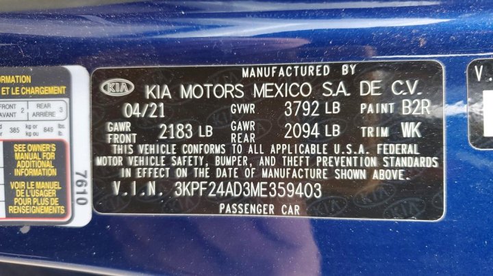 KIA FORTE  2021