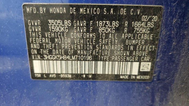 Honda Fit  2020