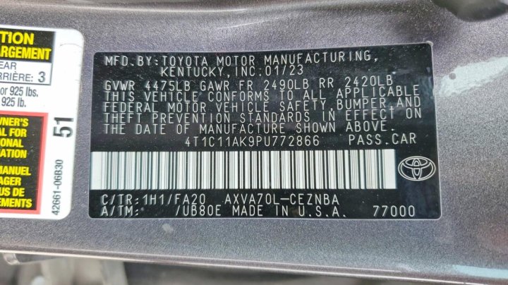 Toyota Camry  2023