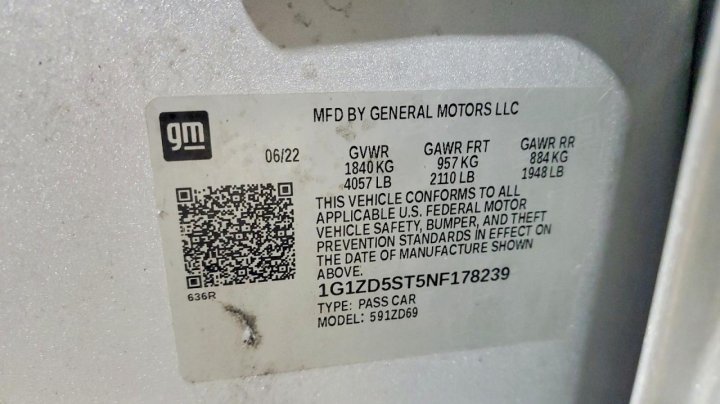 Chevrolet Malibu  2022