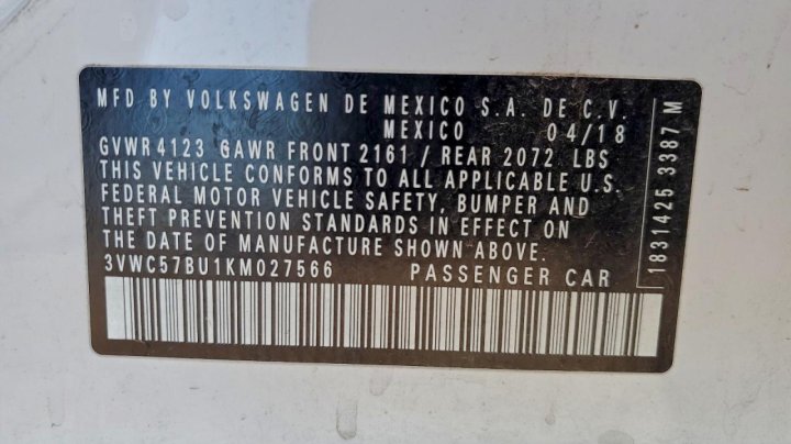 Volkswagen JETTA  2019