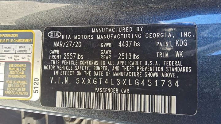 KIA Optima  2020