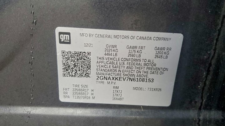 Chevrolet Equinox  2022