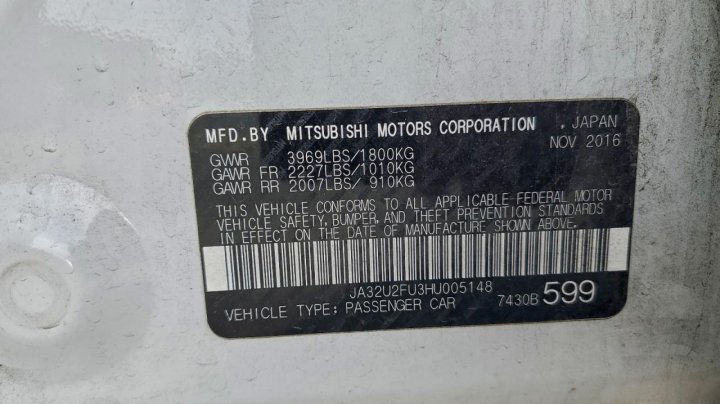 Mitsubishi Lancer  2017