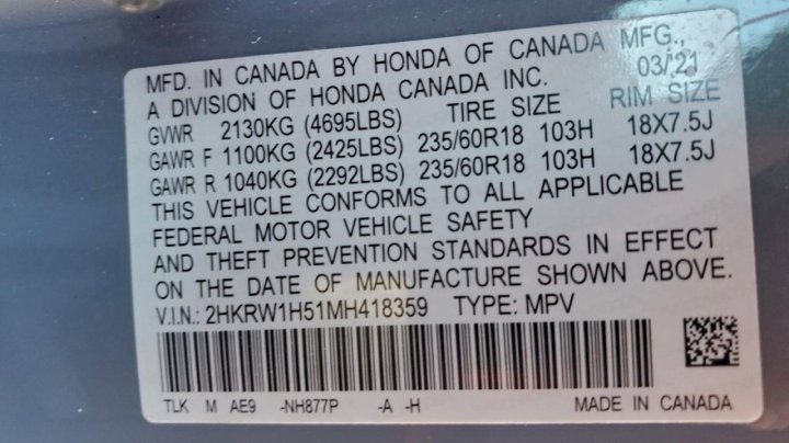 Honda CR-V  2021