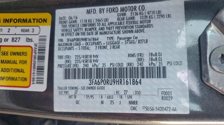 Ford FUSION  2017