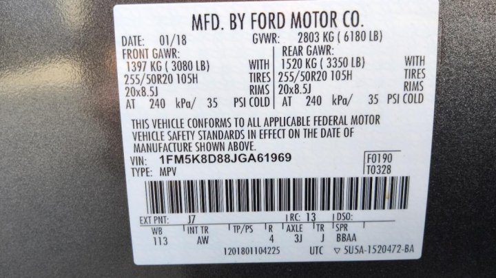 Ford Explorer  2018