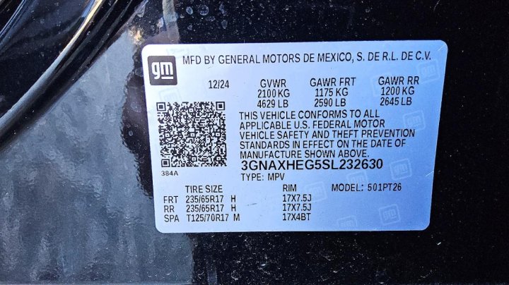Chevrolet Equinox  2025