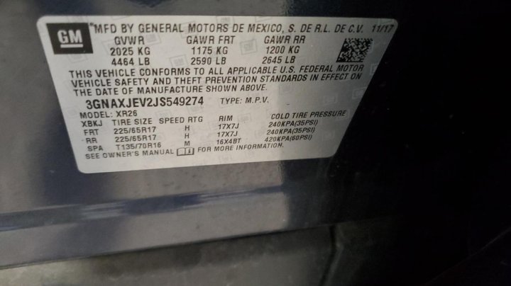 Chevrolet Equinox  2018
