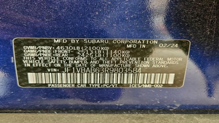 Subaru WRX  2024