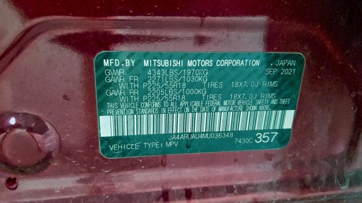 Mitsubishi OUTLANDER SPORT  2021