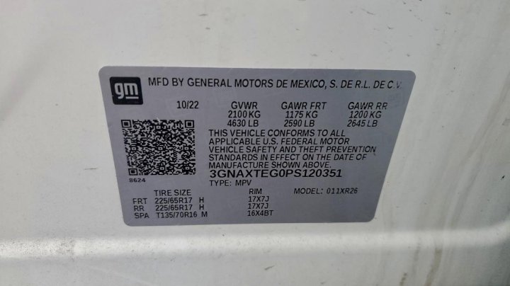 Chevrolet Equinox  2023