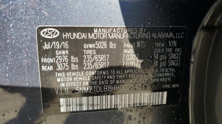 Hyundai SANTA FE SPORT  2017