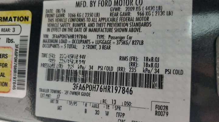 Ford FUSION  2017