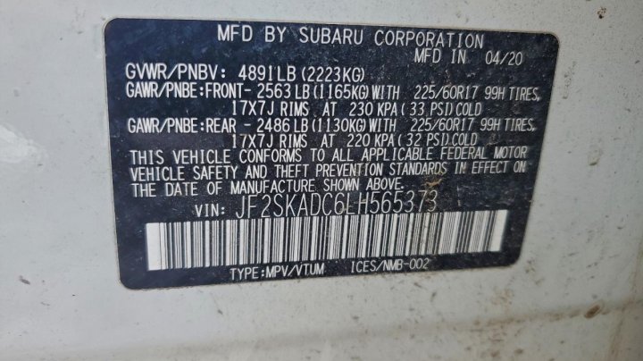 Subaru Forester  2020