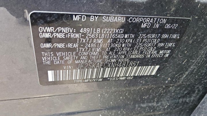 Subaru Forester  2022