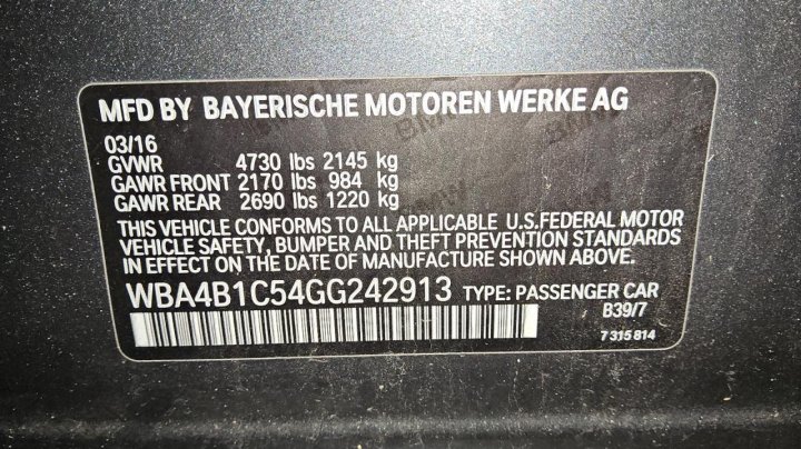 BMW 435  2016
