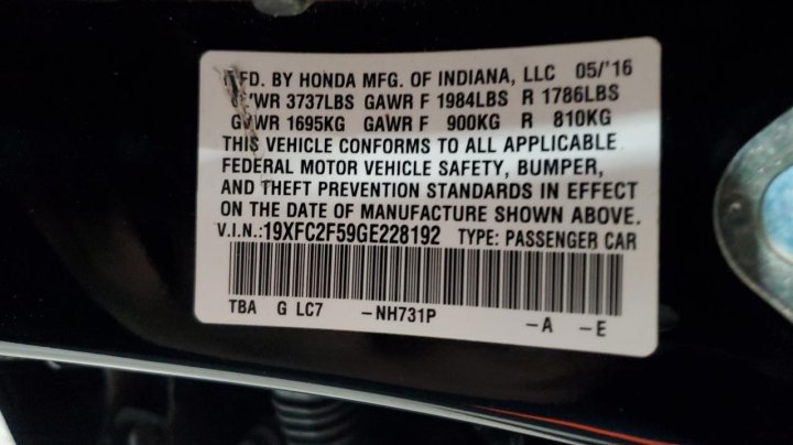 Honda Civic  2016