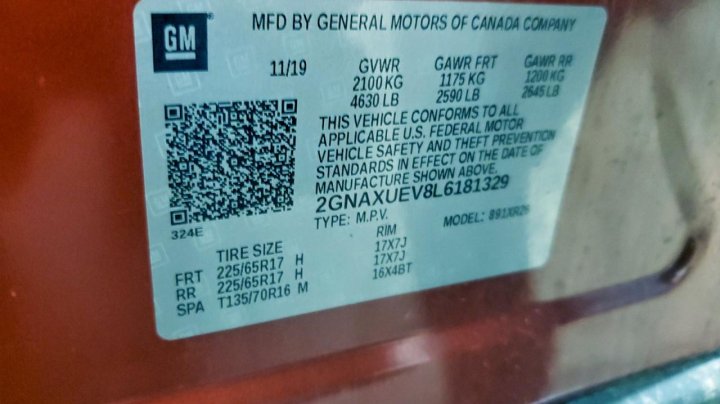 Chevrolet Equinox  2020