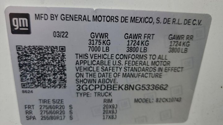 Chevrolet Silverado  2022