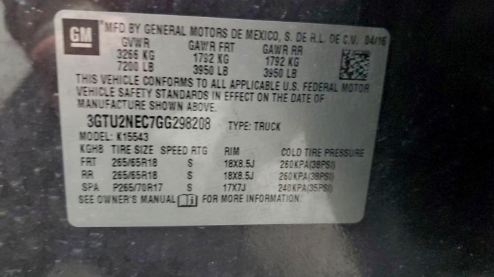 GMC Sierra  2016