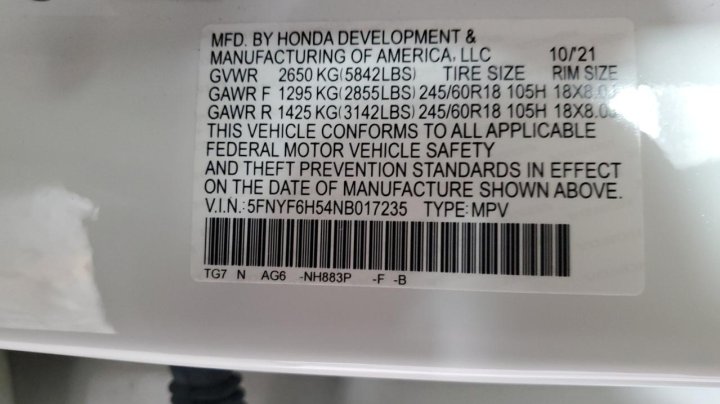 Honda Pilot  2022