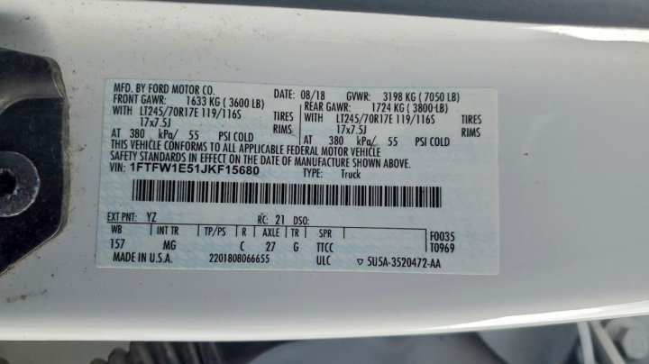 Ford F150  2018
