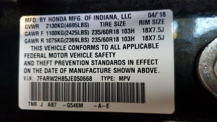 Honda CR-V  2018