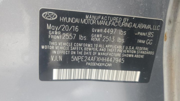 Hyundai SONATA  2017