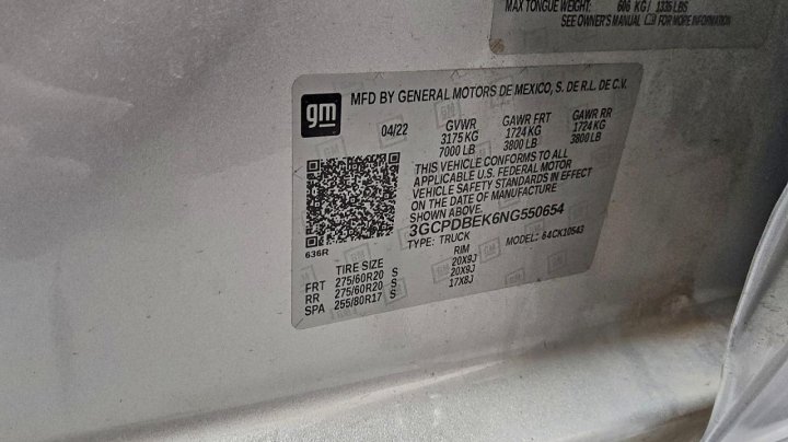 Chevrolet Silverado  2022