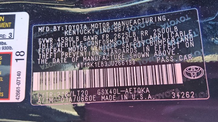Toyota Avalon  2018