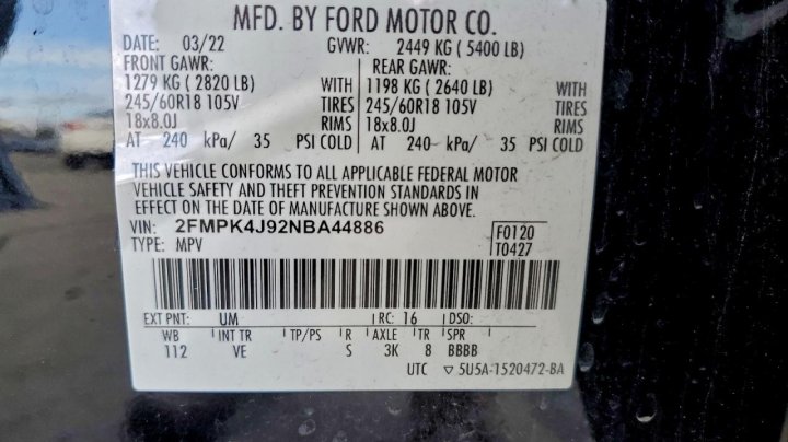 Ford EDGE  2022