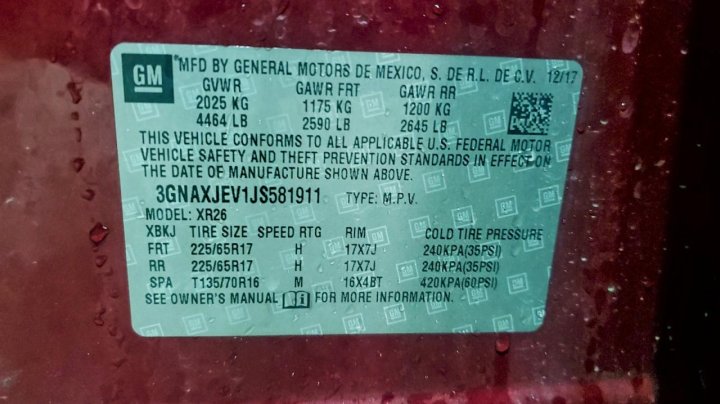 Chevrolet Equinox  2018