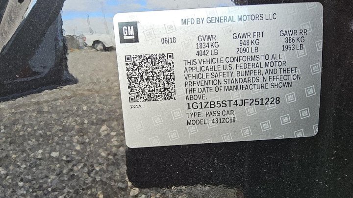 Chevrolet Malibu  2018