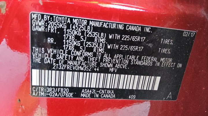 Toyota RAV4  2017