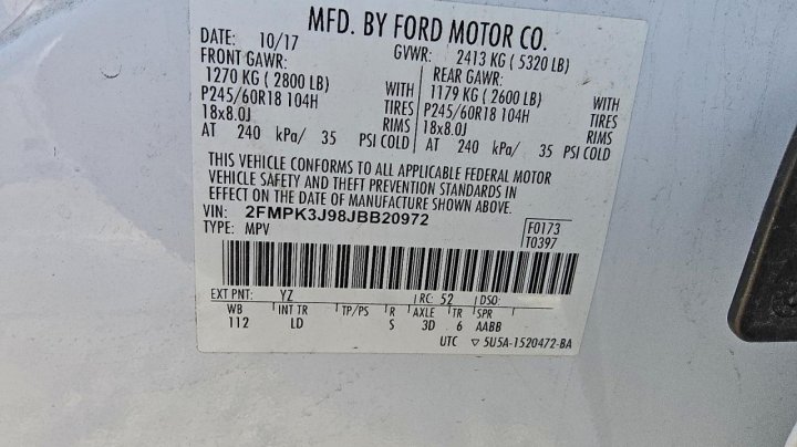 Ford EDGE  2018