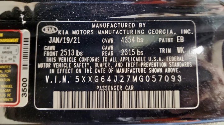 KIA K5  2021