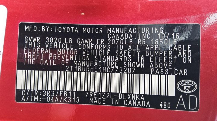 Toyota Corolla  2017