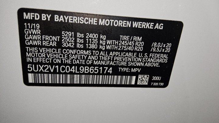 BMW X4  2020