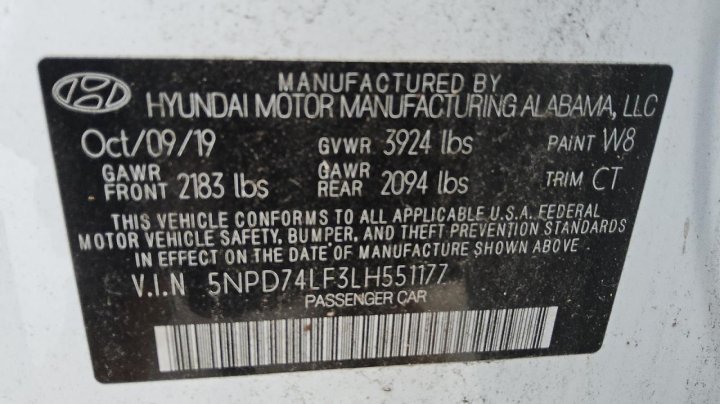 Hyundai Elantra  2020