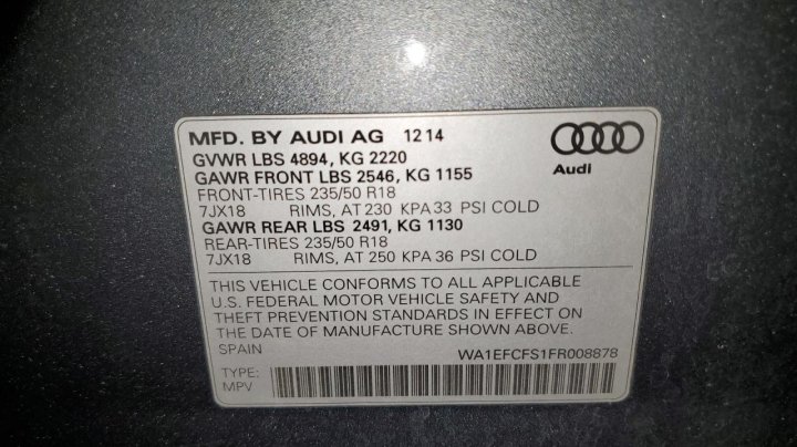 Audi Q3  2015