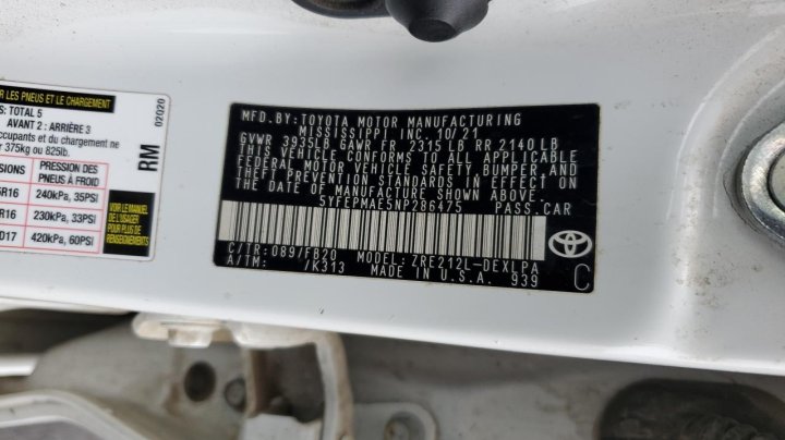 Toyota Corolla  2022