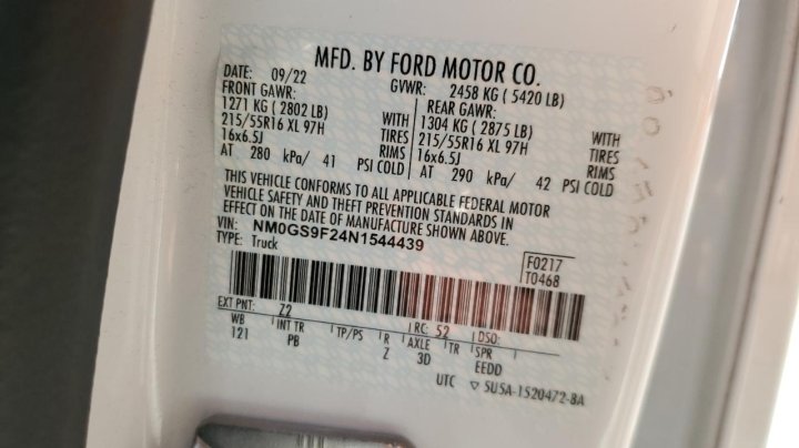 Ford TRANSIT CONNECT  2022