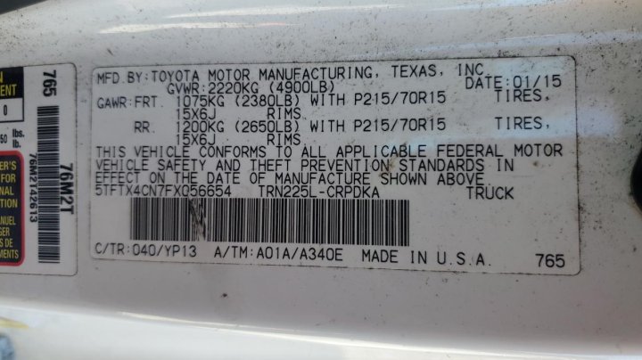 Toyota TACOMA  2015