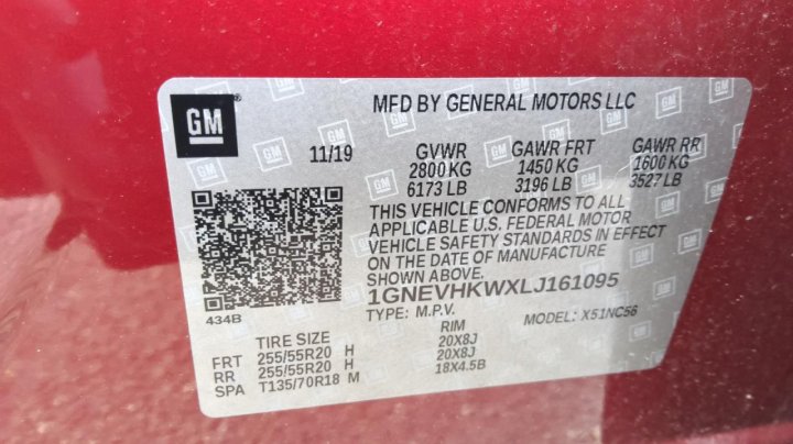 Chevrolet Traverse  2020