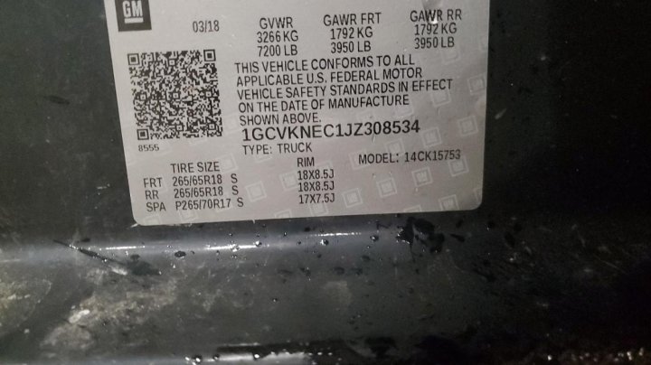 Chevrolet Silverado  2018