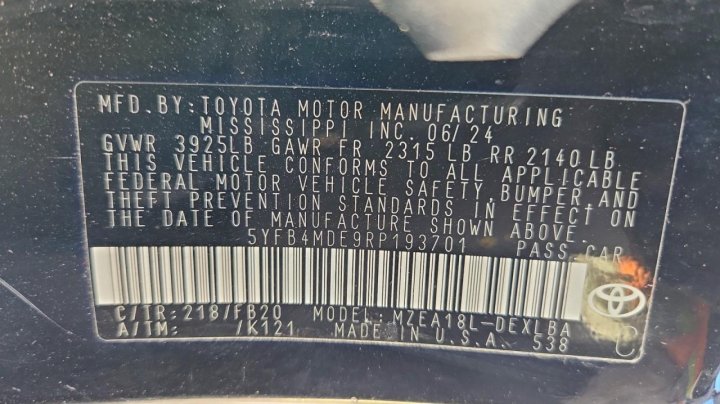 Toyota Corolla  2024